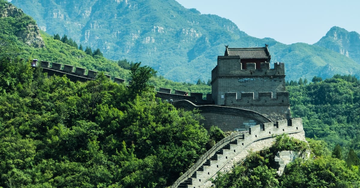 xian city wall - ancient stone fortification with traditional Chinese architecture