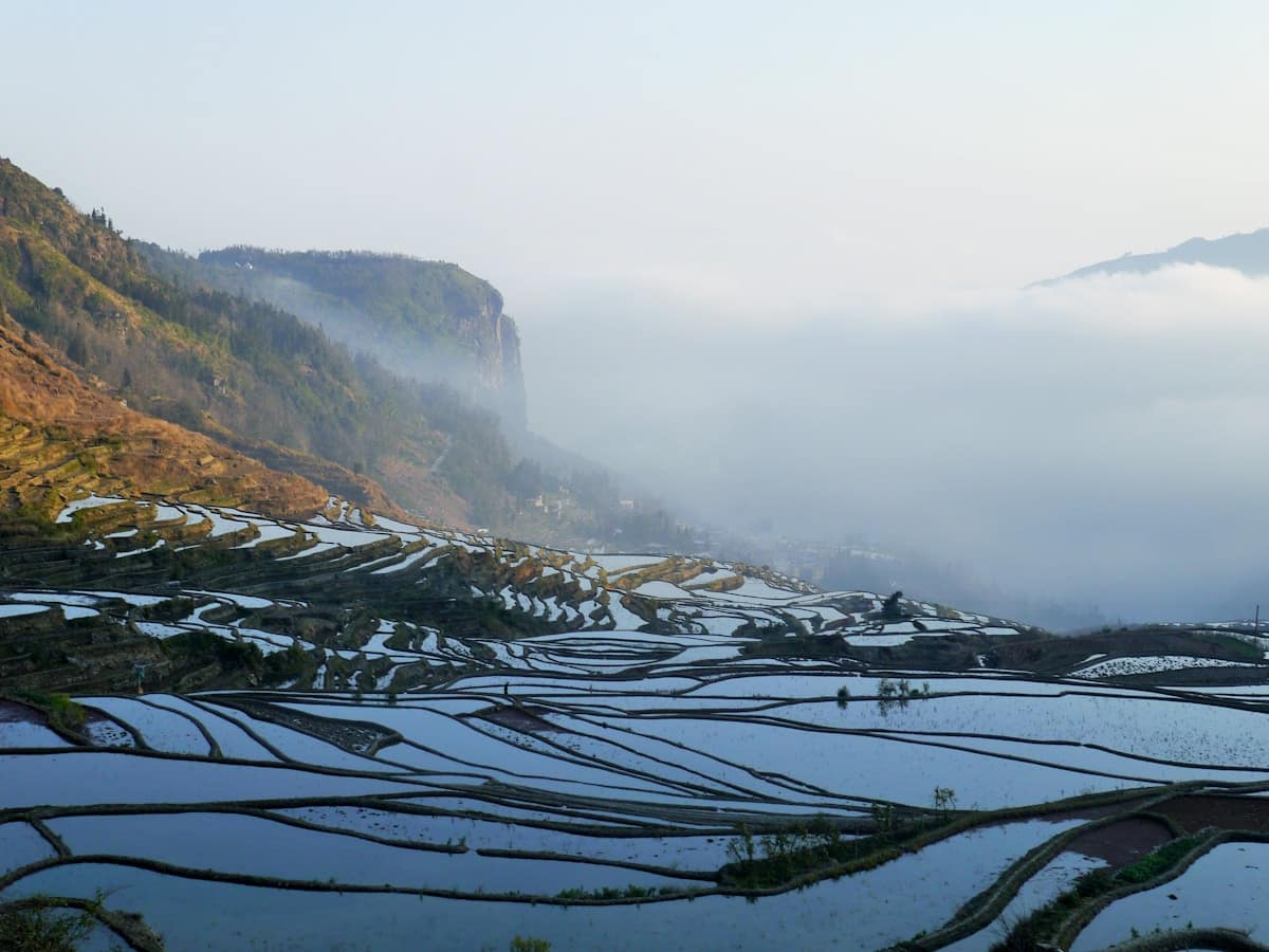 Yunnan mountain village terraced fields - adventure travel China