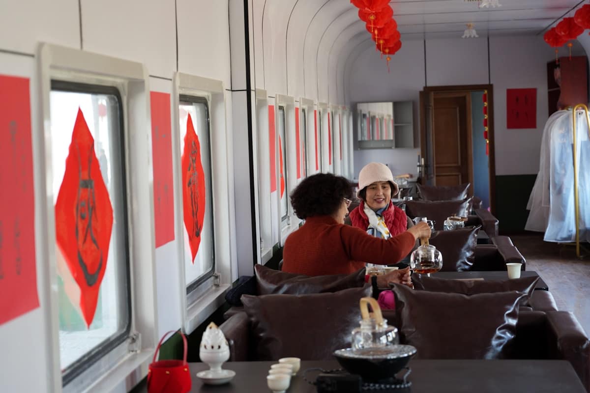 China high-speed train interior - affordable travel between cities