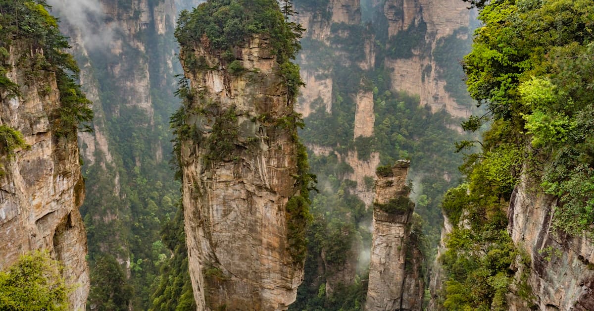 Zhangjiajie pillar mountains - Avatar Hallelujah Mountain
