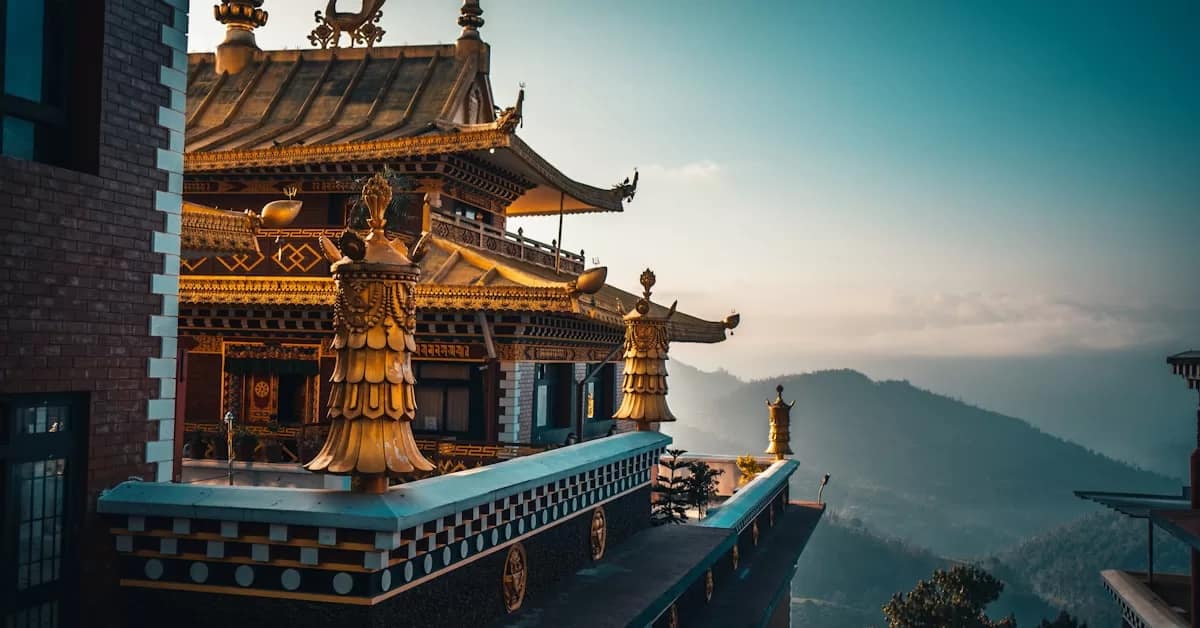 kunming golden temple jindian - 17th century bronze daoist temple