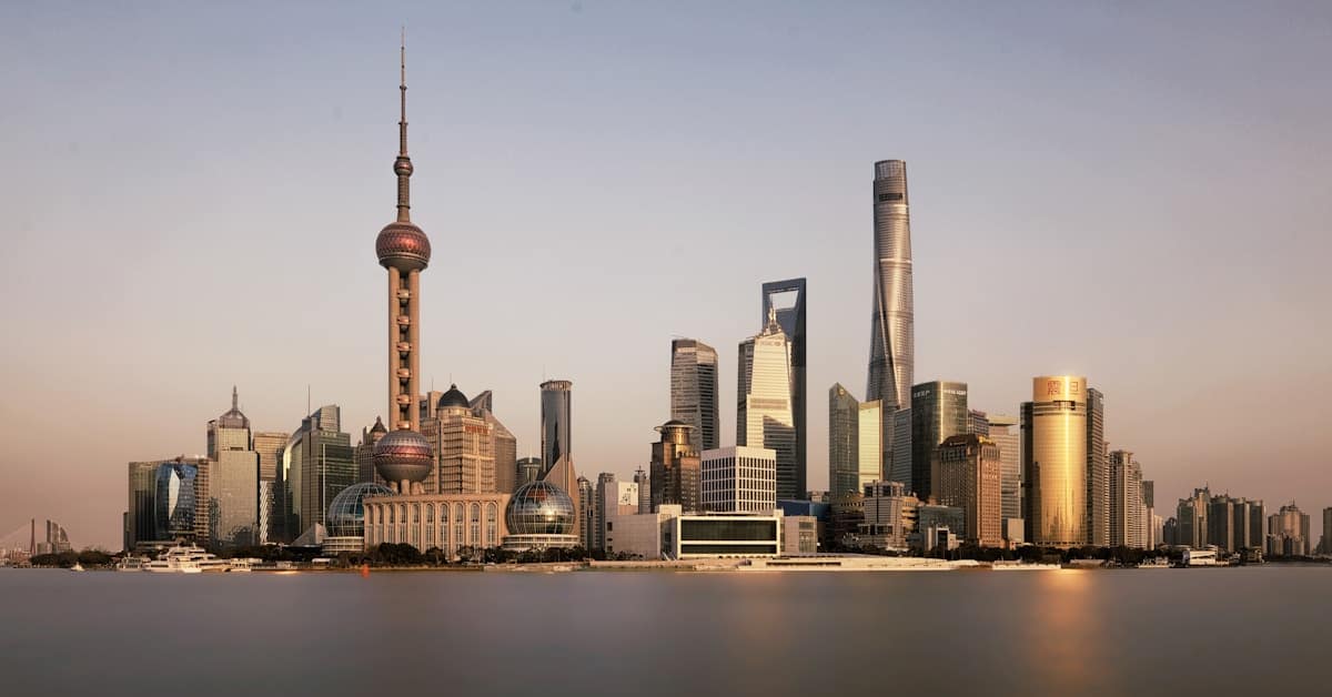 shanghai travel guide - Shanghai skyline at night along the Huangpu River