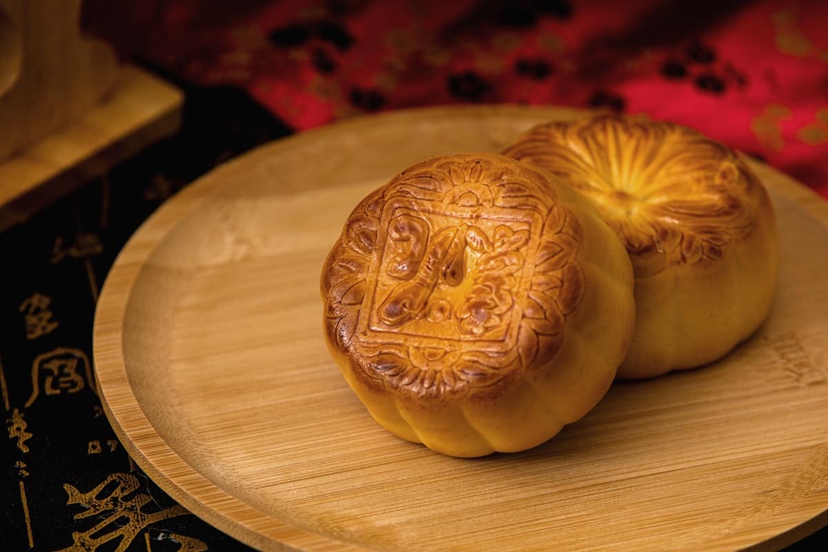 china in september - mooncake traditional mid-autumn festival food